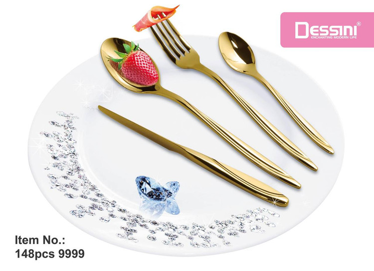 سرویس قاشق و چنگال 148 پارچه دسینی مدل 9999