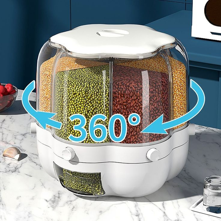 جاحبوباتی گرد چرخشی 6 خانه وارداتی جنس اکرولیک نشکن